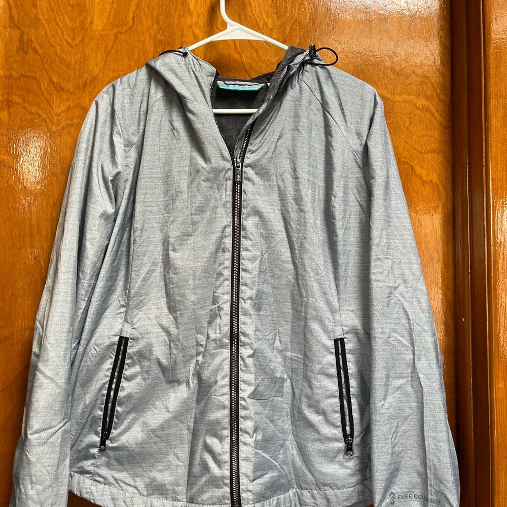 Free Country Silver Windbreaker for women